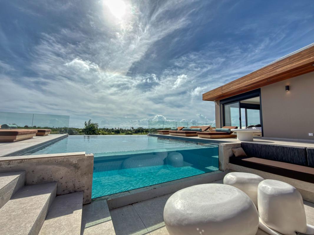 8.Location Villa piscine vue mer St François Guadeloupe_Piscine Vue mer